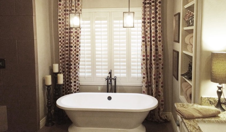 Polywood Shutters in St. George Bathroom